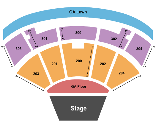 Merriweather Post Pavilion Mumford & Sons Seating Chart